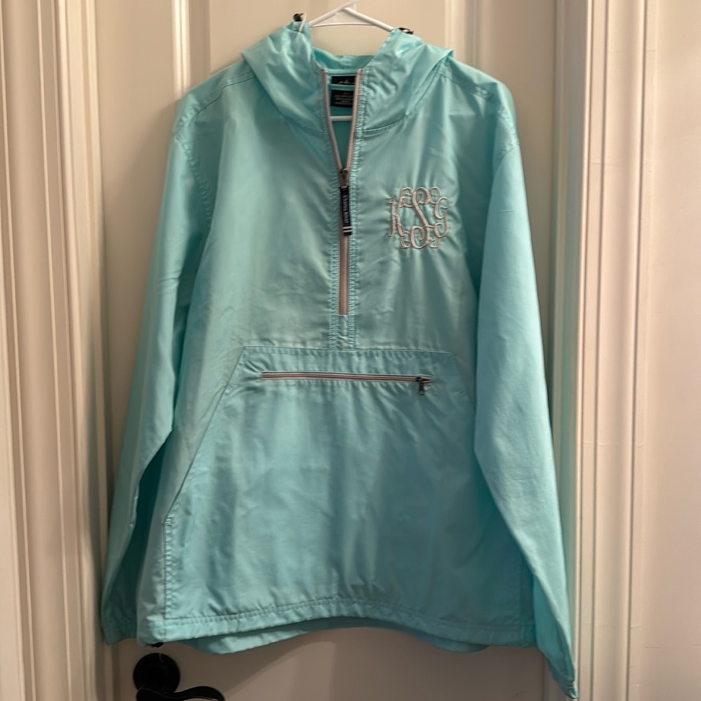 Charles River hooded raincoat